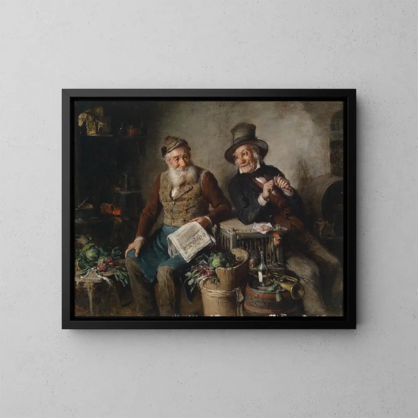 Bons amis - Hermann Kern — cuadro enmarcado en la pared
