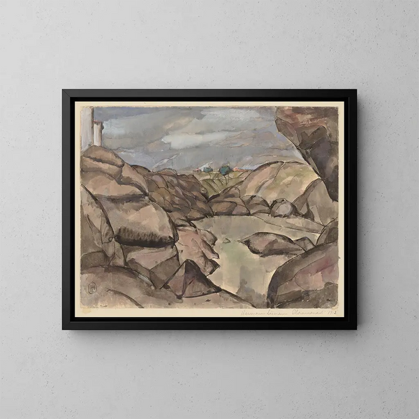 Ploumanac'h - Hermann Lismann — framed artwork on a wall