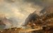 Village of Fishermen - Hermann Ottomar Herzog — artwork view