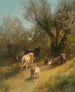 Summer Pasture in Chester County - Hermann Ottomar Herzog — artwork view