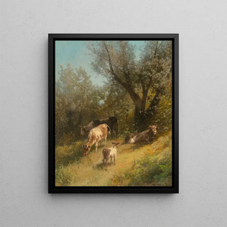 Hermann Ottomar Herzog - Summer grazing Chester County.webp