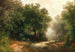 a fisherman near a mountain stream - Hermann Pohle — artwork view