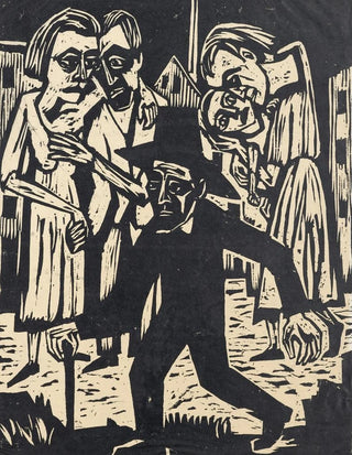 Hermann Scherer - Der Fremde Der Mann der die Stadt durchstreift.webp