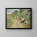 A Summer Outing - Hermann Seeger — framed artwork on a wall