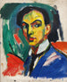 Sketch for a self-portrait - Hermann Stenner — artwork view