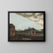 Sirocco en el lago de Garda - Hermann Urban — cuadro enmarcado en la pared