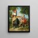 Cake for the parish fair - Hermann Werner — framed artwork on a wall