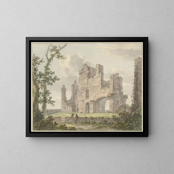Rune de la abadía de Rijnsburg - Hermanus Numan — cuadro enmarcado en la pared