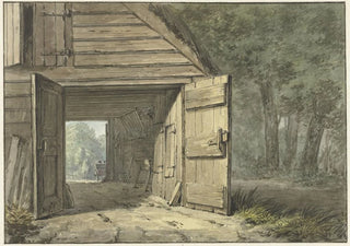 Hermanus Numan - Stal van de herberg de Geleerde Man te Bennebroek.webp