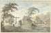 a Farm at the edge of a canal with a drawbridge - Hermanus Petrus Schouten — artwork view
