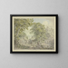 Landscape wooded with a two-horse cart on the left - Hermanus van Brussel — framed artwork on a wall