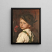 Retrato de un niño - Hermine Munsch — cuadro enmarcado en la pared