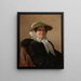 Portrait of Marie Baronne von Reck - Hermine von Reck — framed artwork on a wall