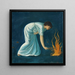 Heroes - Sir Edward Coley Burne-Jones — framed artwork on a wall