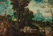 San Juan Bautista predicando en el desierto con el Bautismo de Cristo en el fondo - Herri met de Bles — vista de la obra
