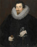 Retrato de Sir John Harrington - Hieronimos Custodis — vista de la obra