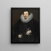 Retrato de Sir John Harrington - Hieronimos Custodis — cuadro enmarcado en la pared