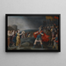 Jephthah Meets His Daughter - Hieronymus Francken III — framed artwork on a wall