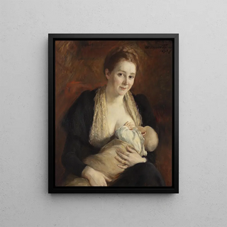 Hildegard Thorell - Maternal Joy The Wife of the Artist Jacob Kulle.webp