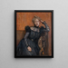 Sigrid Lindberg violinista - Hildegard Thorell — cuadro enmarcado en la pared
