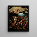 Saint Catherine of Alexandria's Martyrdom - Hipólito de Rioja — framed artwork on a wall