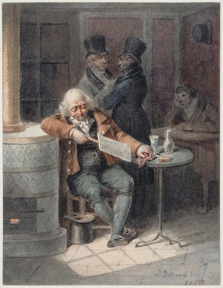 Hippolyte Bellang - La lecture de la Gazette.webp