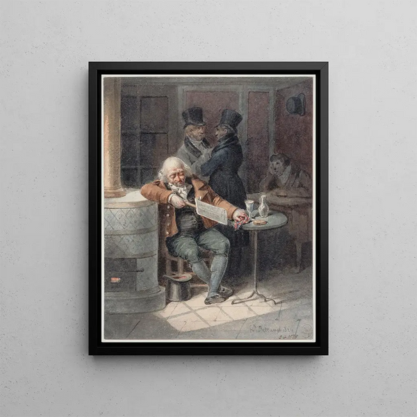Hippolyte Bellang - La lecture de la Gazette.webp