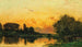 A river at dusk - Hippolyte Camille Delpy — artwork view