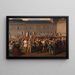 Los politécnicos llevando la cruz salvada de la capilla de las Tullerías durante los disturbios del 24 de febrero de 1848 - Hippolyte Lecomte — cuadro enmarcado en la pared