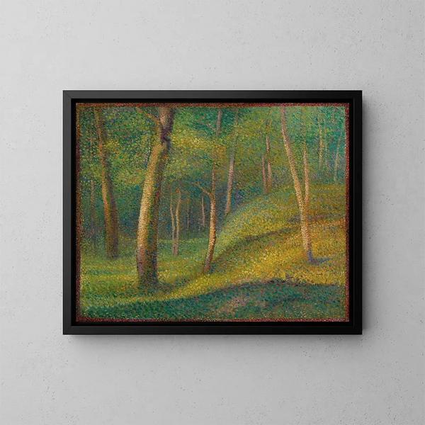 Bosque Sombrío - Hippolyte Petitjean — cuadro enmarcado en la pared