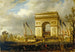 La Fête de la Fraternité le 20 avril 1848 place de l'Étoile distribution des drapeaux à la garde nationale - Hippolyte Sbron — artwork view