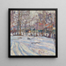 Invierno - Abraham Manievich — cuadro enmarcado en la pared