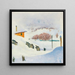 Invierno - Giovanni Giacometti — cuadro enmarcado en la pared