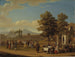 Fiesta de la cosecha italiana en Monte Testaccio cerca de Roma - Hjalmar Mörner — vista de la obra