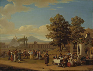 Hjalmar Mrner - Italian Harvest Festival at Monte Testaccio near Rome.webp