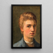 Self-portrait - Holger Roed — framed artwork on a wall