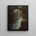 Cascada - Homer Dodge Martin — cuadro enmarcado en la pared