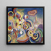 Homenaje a Blériot - Robert Delaunay — cuadro enmarcado en la pared