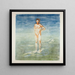 Man bathing - Edvard Munch — framed artwork on a wall