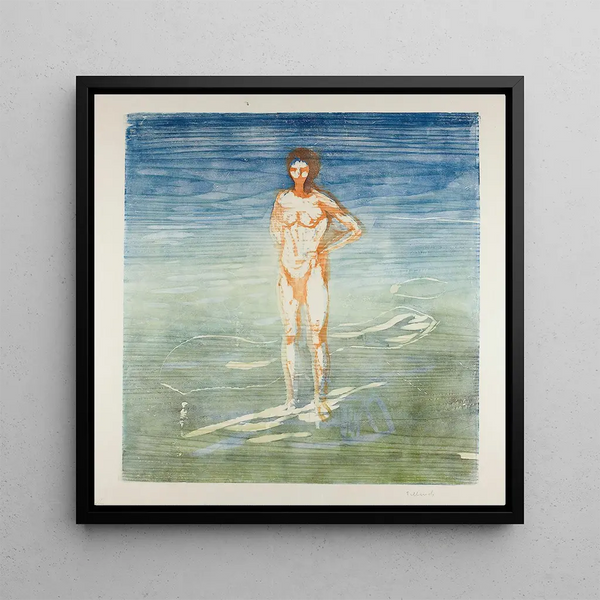 Homme se baignant - Edvard Munch