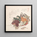 Hommes et femmes en costume de cour dansant - Kubo Shunman — framed artwork on a wall