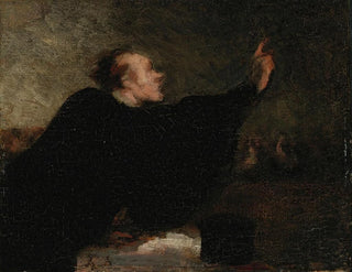 Lawyer pleading - Honoré Daumier — artwork view