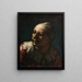 Head of Pasquin - Honoré Daumier — framed artwork on a wall