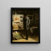 The Print Collector by Honoré Daumier — framed art print on a wall