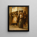 En la calle - Honoré Daumier — cuadro enmarcado en la pared