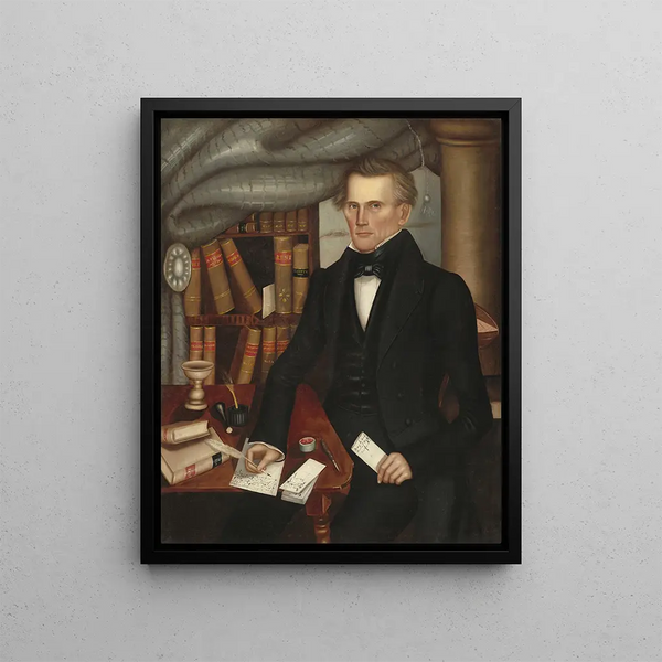 Vermont Lawyer Painting - Horace Bundy — framed artwork on a wall