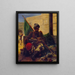 Un Bashi-Bazouk - Horace Vernet — cuadro enmarcado en la pared