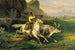 Un pastor romano conduciendo ganado - Horace Vernet — vista de la obra