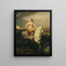 A Algerian Lady Hawking - Horace Vernet — framed artwork on a wall