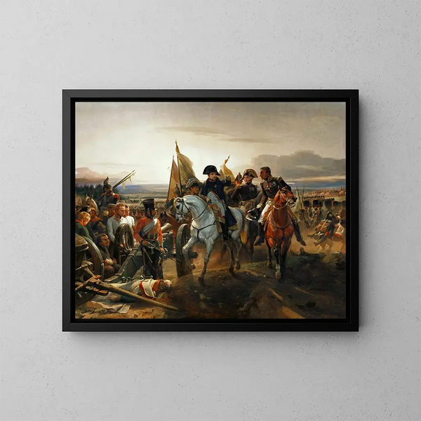 La batalla de Friedland, junio de 1807 - Horace Vernet — cuadro enmarcado en la pared